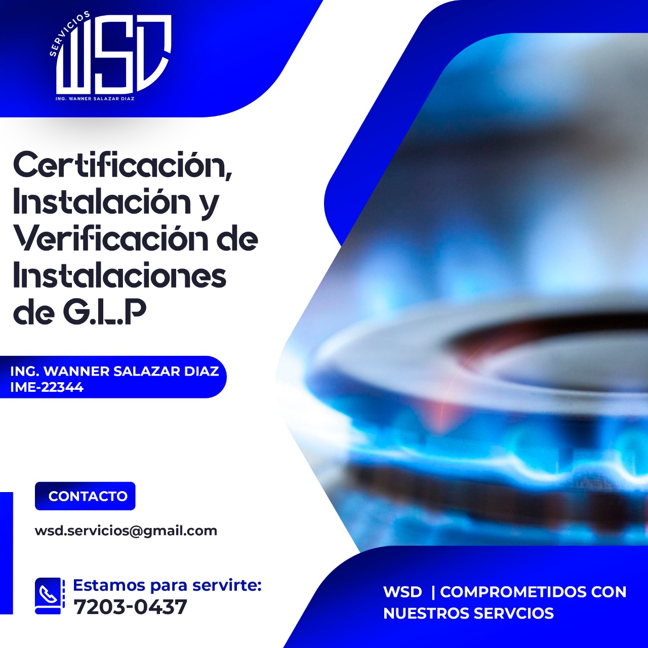 Certificación, instalación y verificación de instalaciones de GLP.